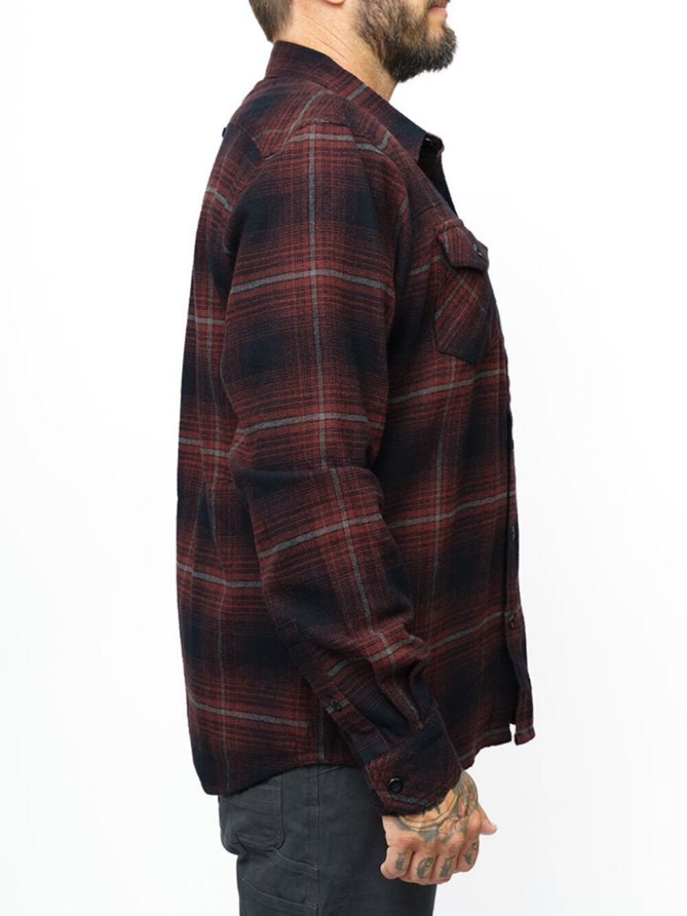 Off The Grid Surplus Destroyer Flannel - Black - Picture 6 of 8
